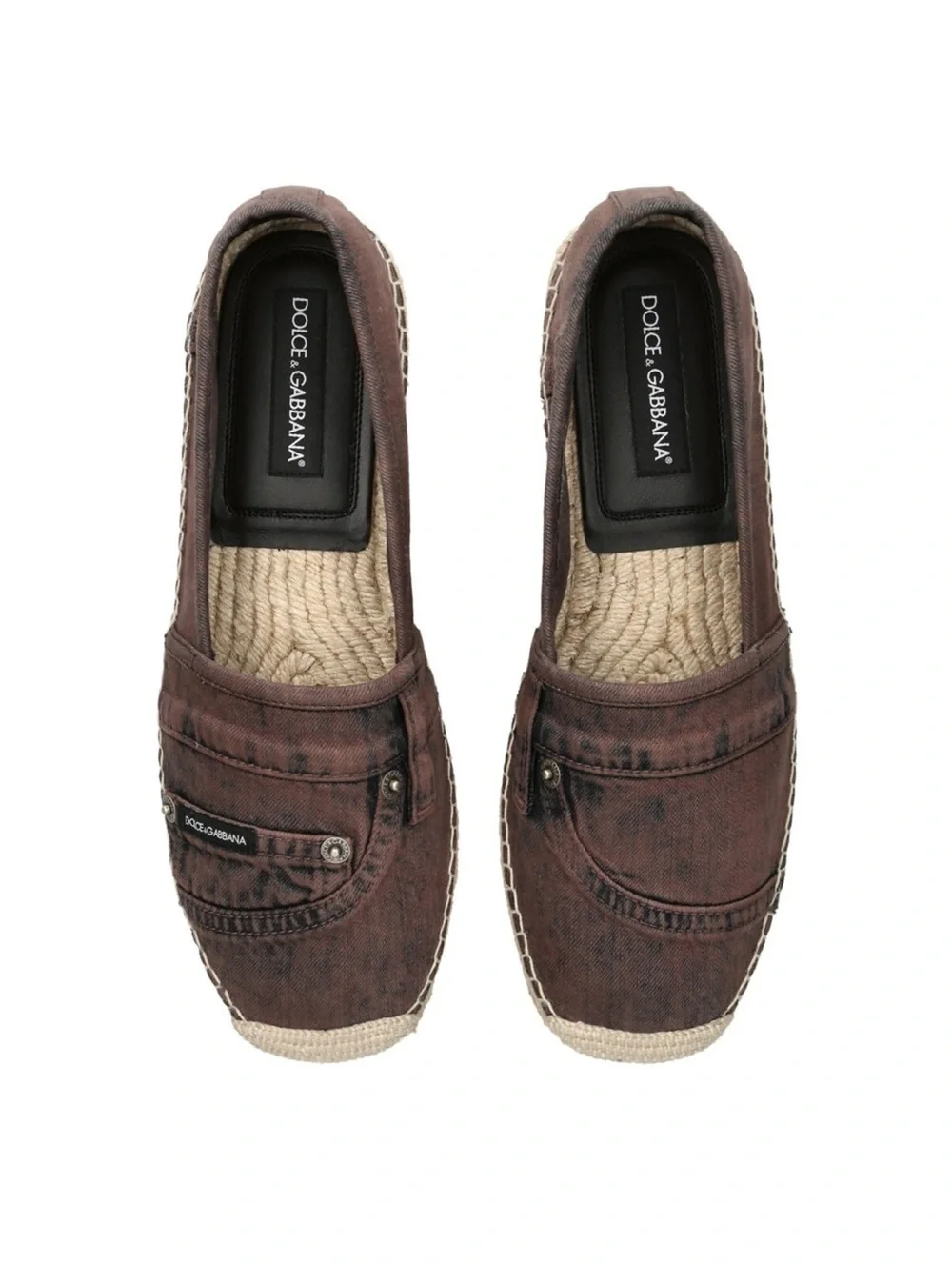 Dolce & Gabbana Men's Espadrille Flats, Size 42 (Made in Spain) New w/ Dust Bags